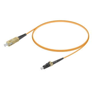SC/UPC-LC/UPC|Multi Mode G651.OM2 Simplex Patch Cord|2.0mm