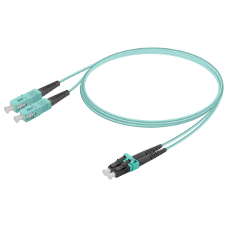 SC/UPC-LC/UPC|Multi Mode G651.OM3 Duplex Patch Cord|2.0x4.1mm