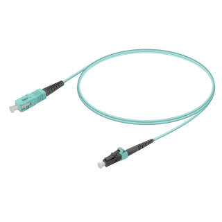 SC/UPC-LC/UPC|Multi Mode G651.OM3 Simplex Patch Cord|2.0mm