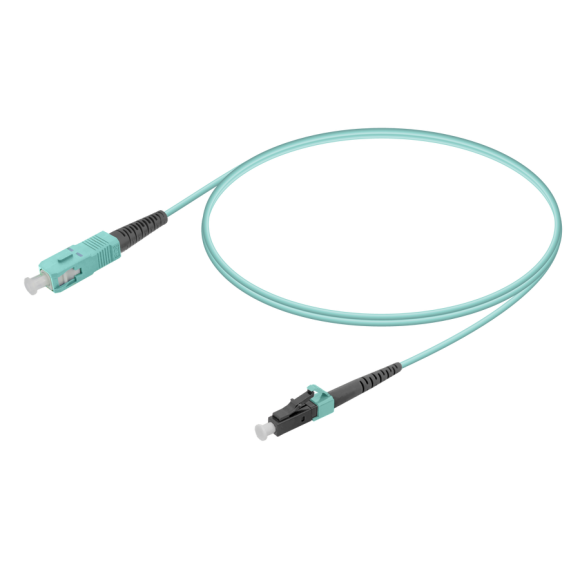 SC/UPC-LC/UPC|Multi Mode G651.OM3 Simplex Patch Cord|2.0mm