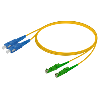 SC/UPC-LSH/APC|Single Mode G657.A2 Duplex Patch Cord|2.0x4.1mm