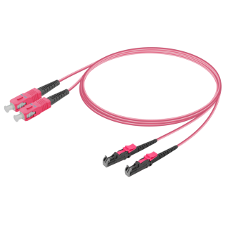 SC/UPC-LSH/UPC|Multi Mode G651.OM4 Duplex Patch Cord|2.0x4.1mm
