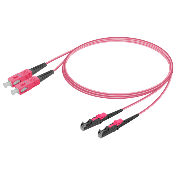 SC/UPC-LSH/UPC|Multi Mode G651.OM4 Duplex Patch Cord|2.0x4.1mm