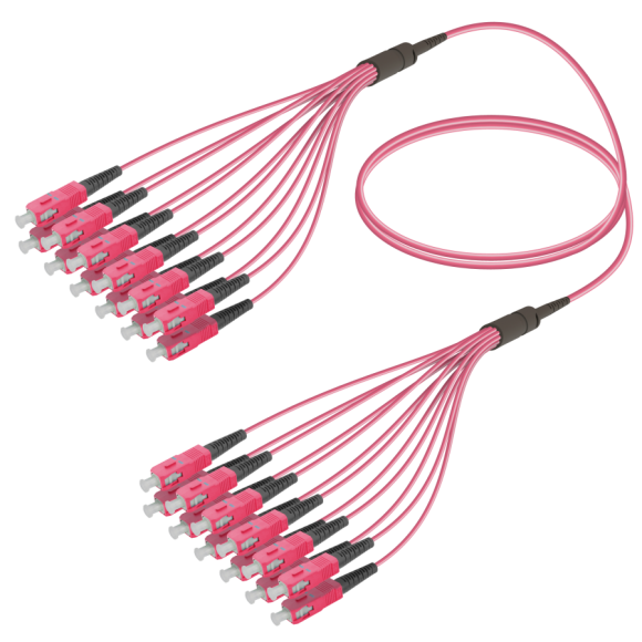 SC/UPC-SC/UPC|12 Fibers Fanout|Multi Mode G651.OM4|3.0/1.8mm