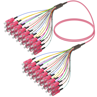 SC/UPC-SC/UPC|24 Fibers Fanout|Multi Mode G651.OM4|3.0/0.9mm
