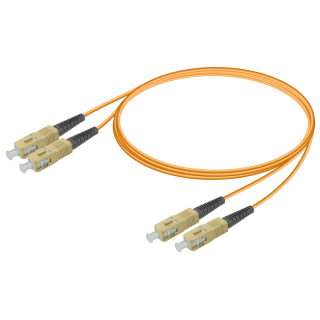 SC/UPC-SC/UPC|Multi Mode G651.OM2 Duplex Patch Cord|2.0x4.1mm