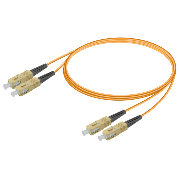 SC/UPC-SC/UPC|Multi Mode G651.OM2 Duplex Patch Cord|2.0x4.1mm