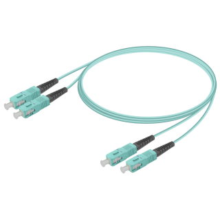 SC/UPC-SC/UPC|Multi Mode G651.OM3 Duplex Patch Cord|2.0x4.1mm