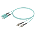 SC/UPC-ST/UPC|Multi Mode G651.OM3 Duplex Patch Cord|2.0x4.1mm