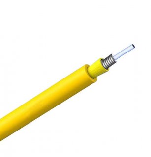 Single-Fiber Indoor Armored Fiber Optic Cable