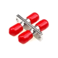 ST/UPC To ST/UPC Adapter SM Duplex Metal Fiber Optic Coupler
