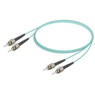 ST/UPC-ST/UPC|Multi Mode G651.OM3 Duplex Patch Cord|2.0x4.1mm