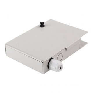Wall Mounted Fiber Optic Terminal Box 4 Fiber Ports SC LC