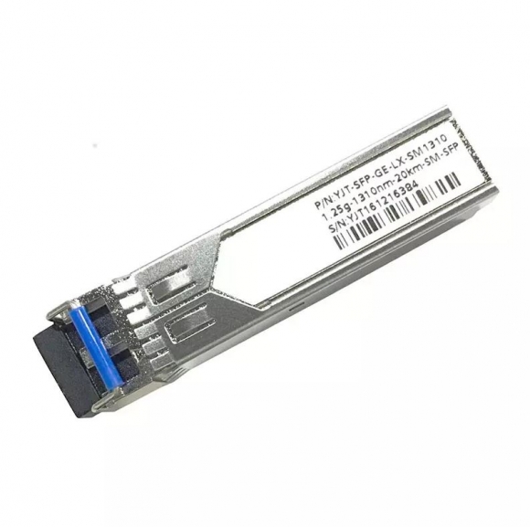 YJT-SFP-GE-LX-SM1310 1.25G 1310nm 20km LC DDM Transceiver