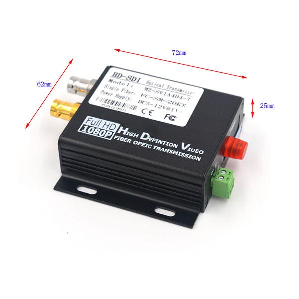 HD-SDI fiber Optical Media converter with RS-485 data