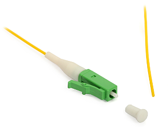 LC/APC Pigtail 1Piece SM Fiber Pigtails, Yellow, 3 Meters  LC/APC Pigtail 1Piece SM Fiber Pigtails, Yellow, 3 Meters