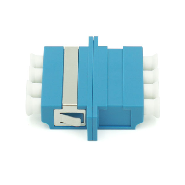 LC/UPC To LC/UPC Adapter Quadruple SM Fiber Optic Coupler