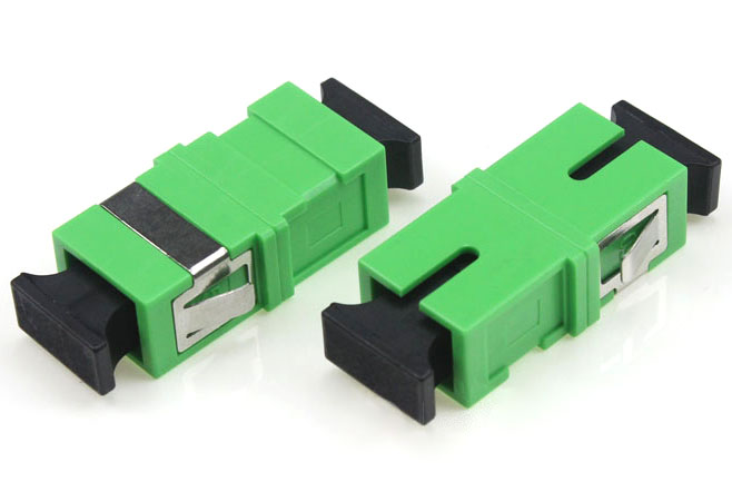 SC/APC to SC/APC Adapter Singlemode Simplex Fiber Optic Coupler