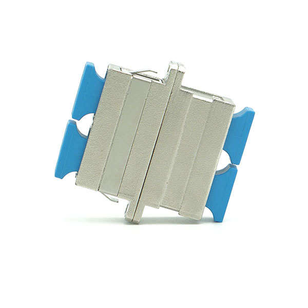 SC/UPC To SC/UPC Adapter SM Duplex Metal Fiber Optic Coupler