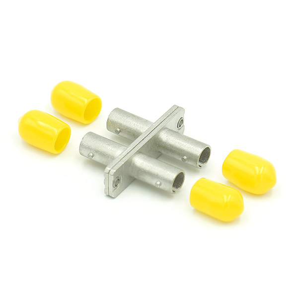 ST/UPC To ST/UPC Adapter Multimode Duplex Metal Fiber Optic Coupler
