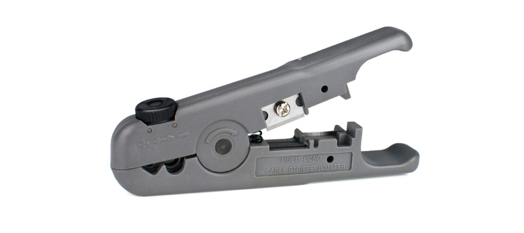 Cat5e patch panel wiring tool - Cable stripper