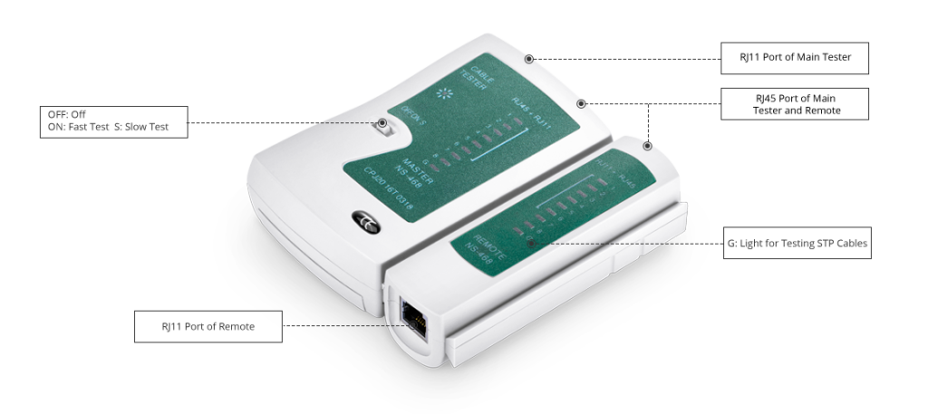 Cat5e patch panel wiring tool - Network cable tester