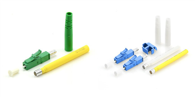 Simplex and duplex LC connectors