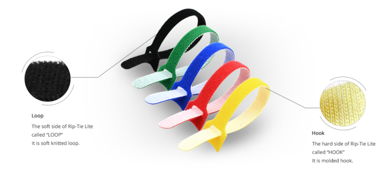 hook and loop Cable Ties