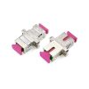 SC/UPC To SC/UPC Adapter Multimode OM4 Simplex Metal Fiber Optic Coupler