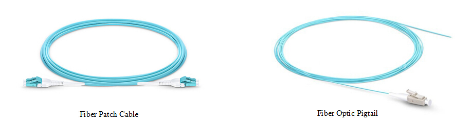 fiber pigtail vs fiber optic patch cord